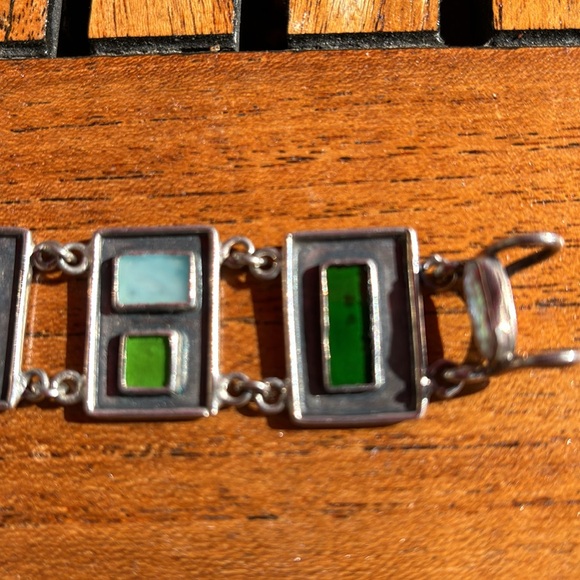 Lot of sterling silver bracelet and ring vintage - Picture 2 of 6